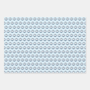 Koninklijk Blauwe Kleine Prins Kroon Baby Shower I Inpakpapier Vel