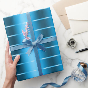 Koninklijk Blauwe Lint Boog Bruidsdouche Cadeaupapier