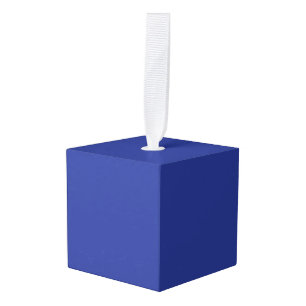 Koninklijk Blauwe Vakantie Elegantie Kubus Ornament