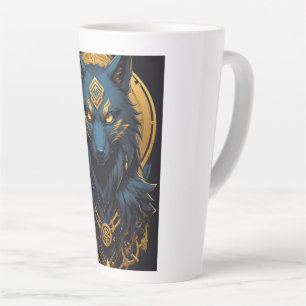 Koninklijk Blauwe Wolf Mok - Mystieke Wolf Koffiem
