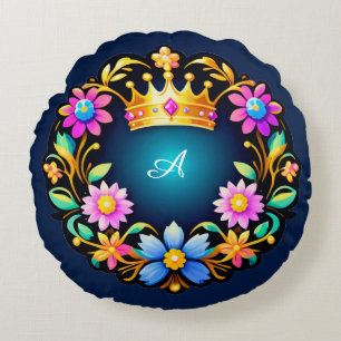 Koninklijk Bloemkader Rond Kussen