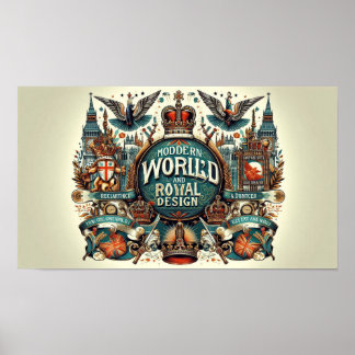 Koninklijk en episch design poster