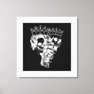 Koninklijk Gemaakte Koning & Koningin Canvasprint Canvas Afdruk