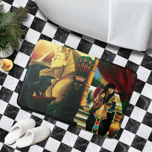 Koninklijk Goud Oude Egyptische Koningin Mythologi Badmat