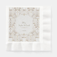 Koninklijk Goud Witte Great Gatsby 1920s Trouwfees