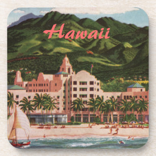 Koninklijk Hawaiaans Hotel Plastische Onderzetter