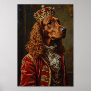 Koninklijk Iers Rode Setter Portret Poster