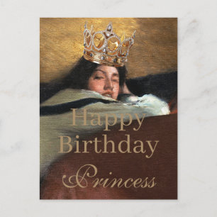 Koninklijk is Zo Posh Gelukkige Verjaardag Prinses Briefkaart