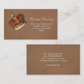 koninklijk kroon visitekaartje (Voorkant / Achterkant)