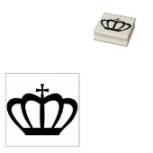 koninklijk kroonstempel 	rubberstempel (Gestempeld)