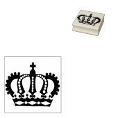 koninklijk kroonstempel 	rubberstempel (Gestempeld)