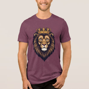 Koninklijk Leeuwenkroon Embleem Tri-Blend Shirt