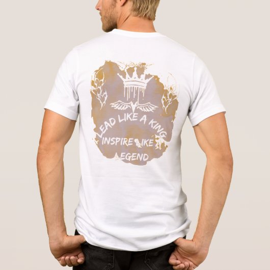 koninklijk leiderschap Tri-Blend shirt (Achterkant)