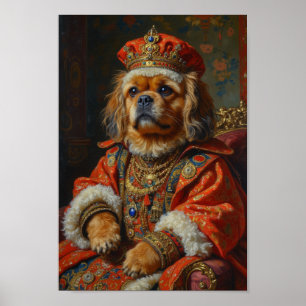 Koninklijk Lhasa Apso Portret Poster