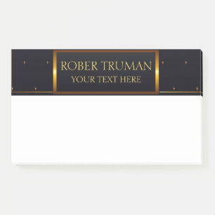 Koninklijk Luxe Blauw goudontwerp Post-it® Notes