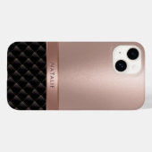 Koninklijk Luxe Roos Gold - Aangepaste naam Case-Mate iPhone Case (Achterkant (horizontaal))