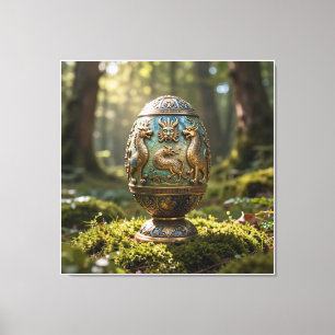 Koninklijk Oud Erfgoed Ei Kunst-EliteCollectie IV Canvas Afdruk
