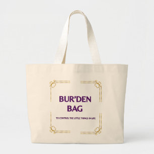 KONINKLIJK PAARS GOUD NATUURLIJK KATOEN DAMES BUR' GROTE TOTE BAG