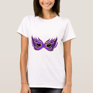 Koninklijk paars maskermasker t-shirt