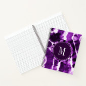 Koninklijk Paars Monogram voor Waterverf van de Co Notitieboek (Binnen)