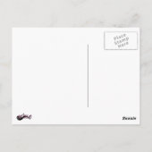 Koninklijk Paars oog van Horus Briefkaart (Achterkant)