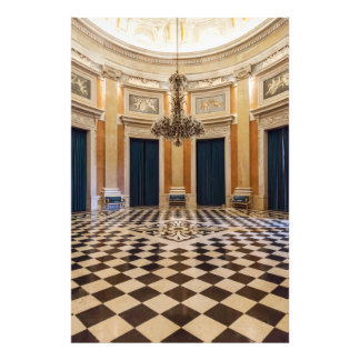 Koninklijk Paleis Ajuda. Sala dos Archeiros Hall L Foto Afdruk