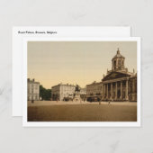 Koninklijk Paleis, Brussel, België Briefkaart (Voorkant / Achterkant)