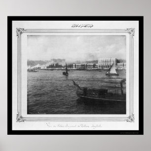 Koninklijk paleis Dolmabahce Istanbul 1885 Poster
