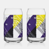 Koninklijk Paleis Print Can Glass Set Blikvorm Glas (Links)