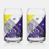 Koninklijk Paleis Print Can Glass Set Blikvorm Glas (Achterkant)