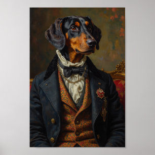 Koninklijk Portret van Bluetick Coonhound Poster