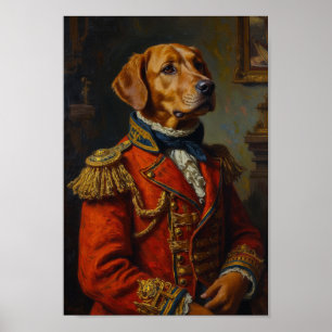 Koninklijk Portret van Chesapeake Bay Retriever Poster