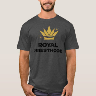 Koninklijk priesterschap. Basic donker T-shirt