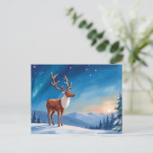 koninklijk rendier | Prettige feestdagen Vrolijk k (Staand voorkant)