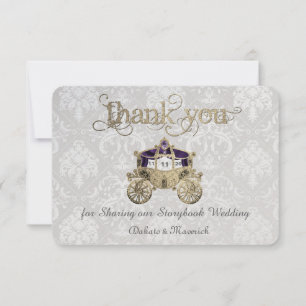 Koninklijk sprookje Hartelijk dank Bedankkaart