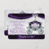 Koninklijk sprookje Save the Date (Voorkant / Achterkant)