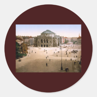 Koninklijk Theater Kopenhagen Denemarken Ronde Sticker