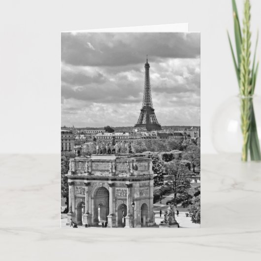 Koninklijk Uitzicht in Parijs Kaart (Voorkant)