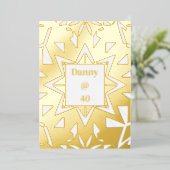 Koninklijk Verjaardagsdiner Menu (Staand Voorkant)