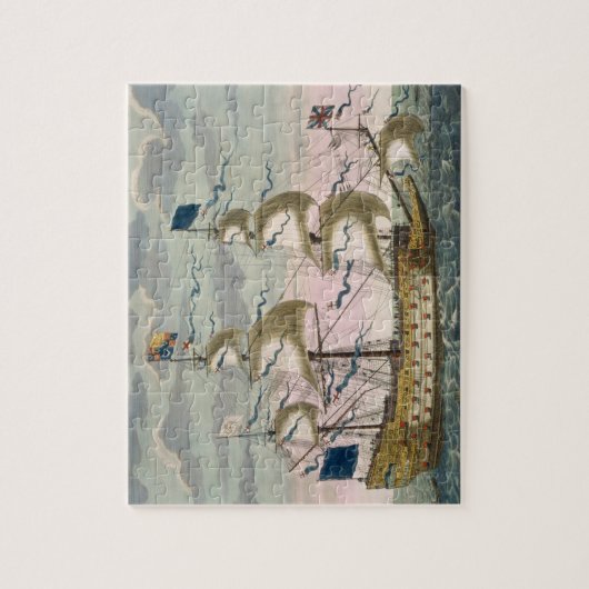 Koninklijk (vlaggenschip) van de Engelse vloot, di Legpuzzel (Verticaal)