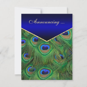 koninklijke aankondiging van het koninklijke blauw