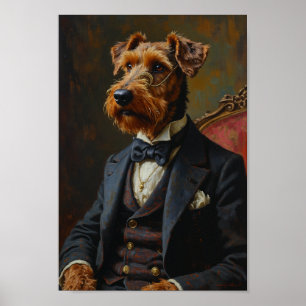 Koninklijke Airedale Terrier Portret Poster