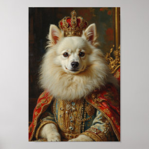 Koninklijke Amerikaanse Eskimo-hond Portret Poster