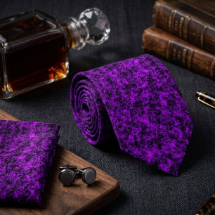 Koninklijke Amethyst Spikkel Stropdas
