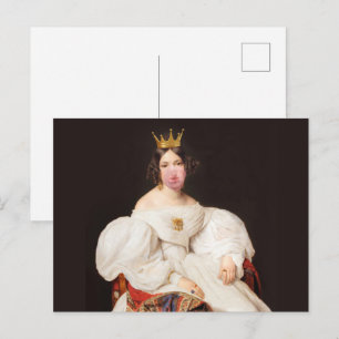 Koninklijke Bubble Gum Diva Briefkaart