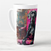 Koninklijke Dog Latte Mok (Linkerhoek)