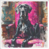Koninklijke Dog Sticker (Voorkant)