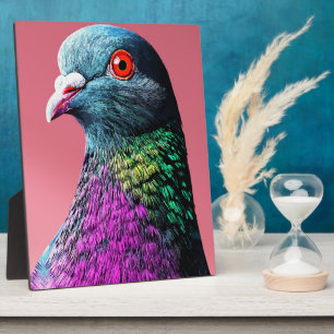 Koninklijke Duif Majesteit Levensechte Vogelportre Fotoplaat