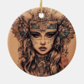 koninklijke elegantie keramisch ornament (Achterkant)