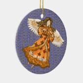 Koninklijke engel keramisch ornament (Rechts)